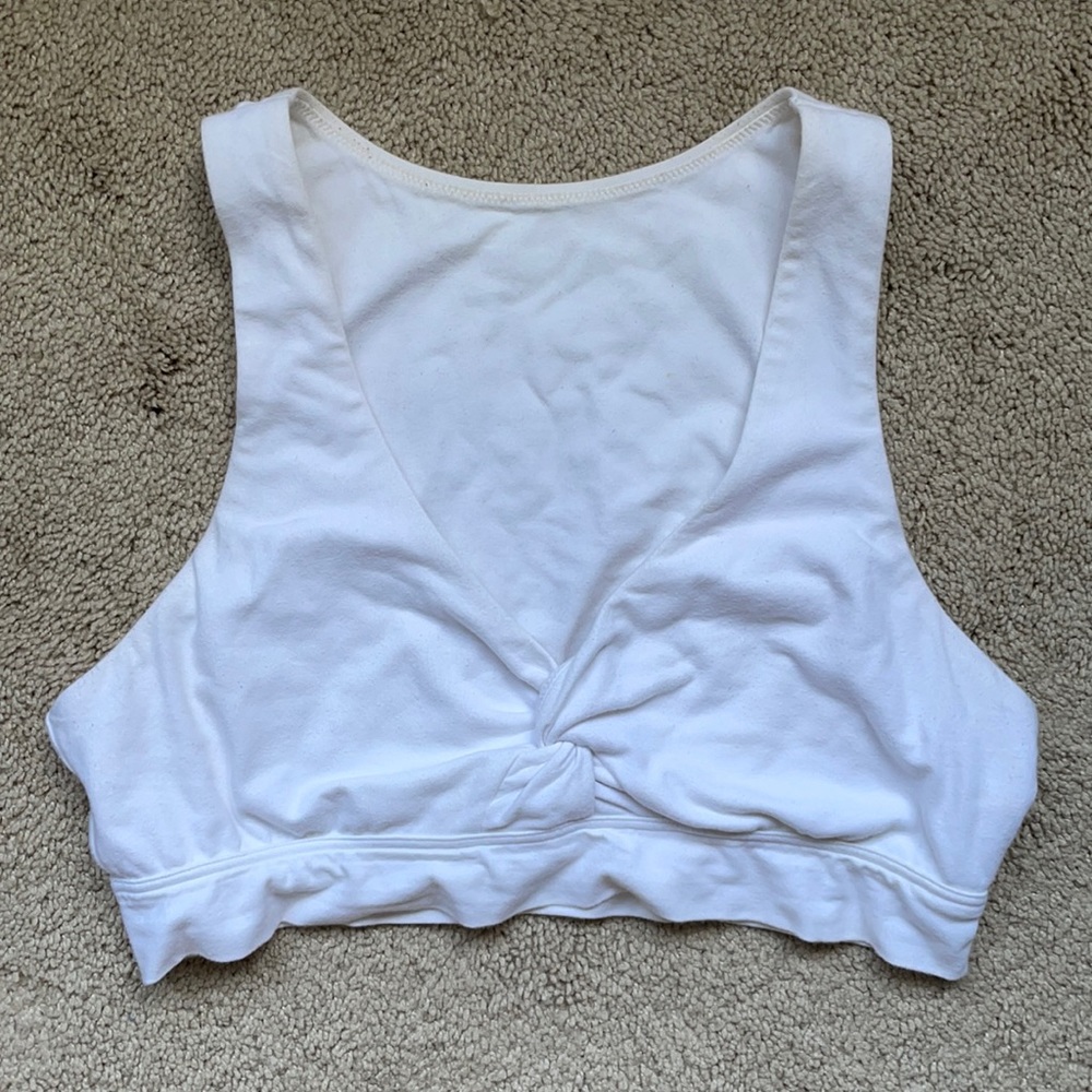 White aerie bralette size large